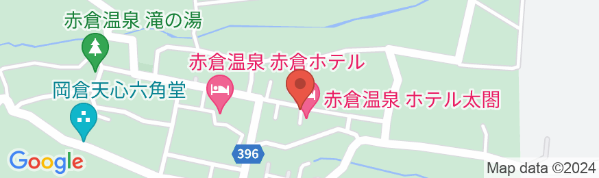 赤倉温泉 ホテル太閤の地図