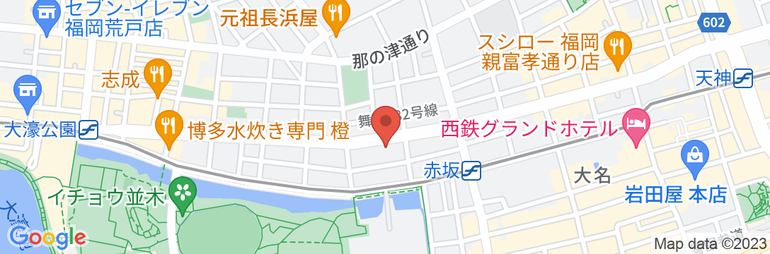 ニッセイホテル福岡の地図
