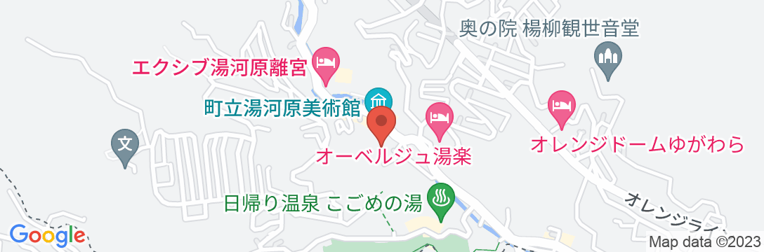 湯河原温泉 源泉 上野屋の地図
