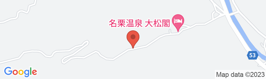 名栗温泉 大松閣の地図
