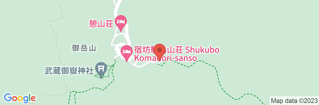 山楽荘の地図
