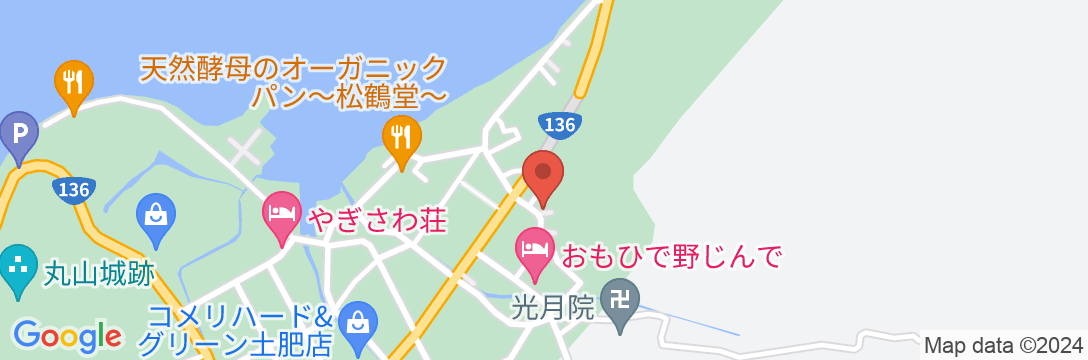 土肥温泉 リゾートペンション IZUMIの地図