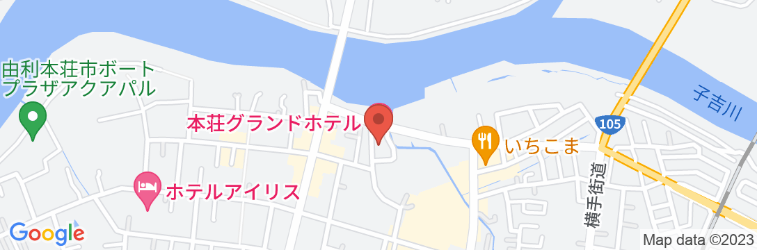 本荘グランドホテルの地図