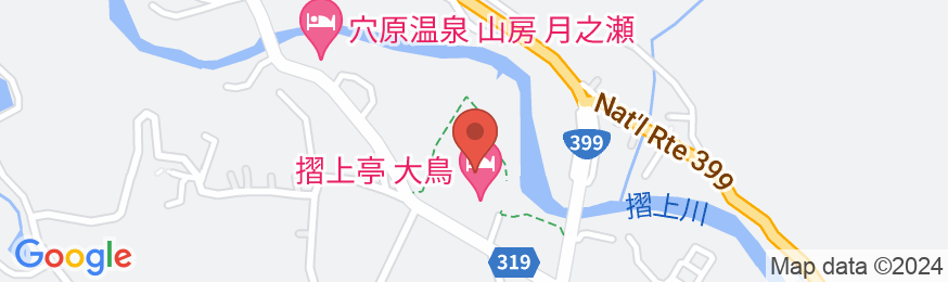飯坂温泉 摺上亭 大鳥の地図