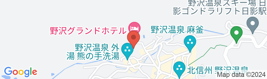 野沢温泉 野沢グランドホテルの地図