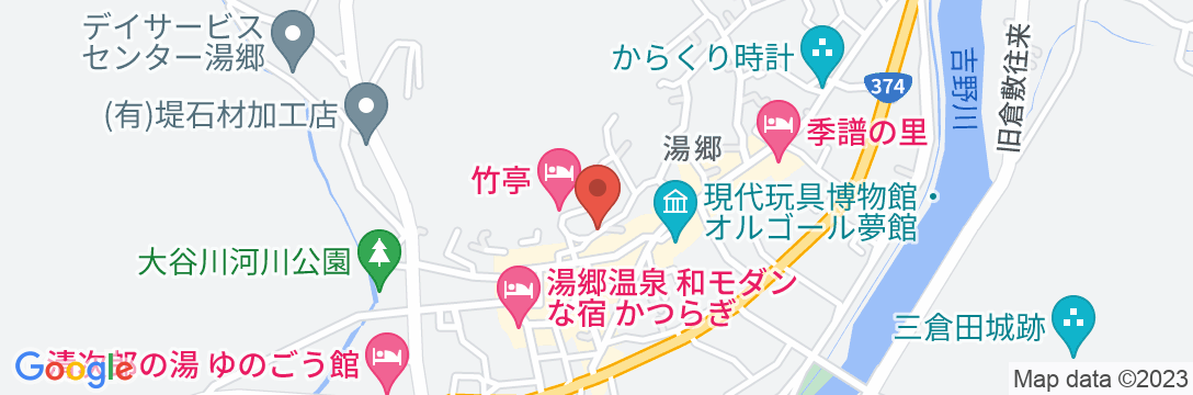 柚子の宿 千里園の地図