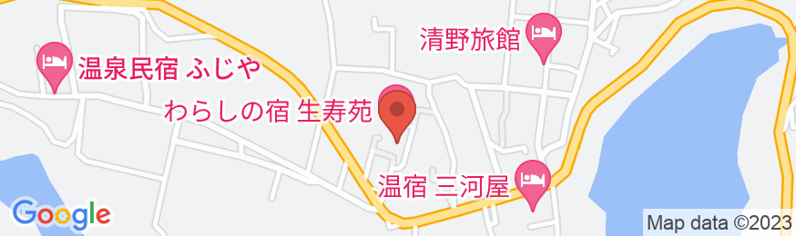 猿ヶ京温泉 生寿苑(しょうじゅえん)の地図