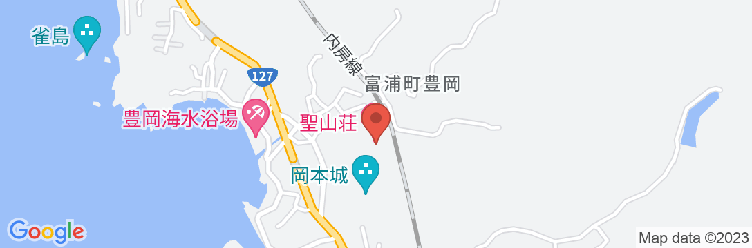 南房総癒しの宿 聖山荘の地図