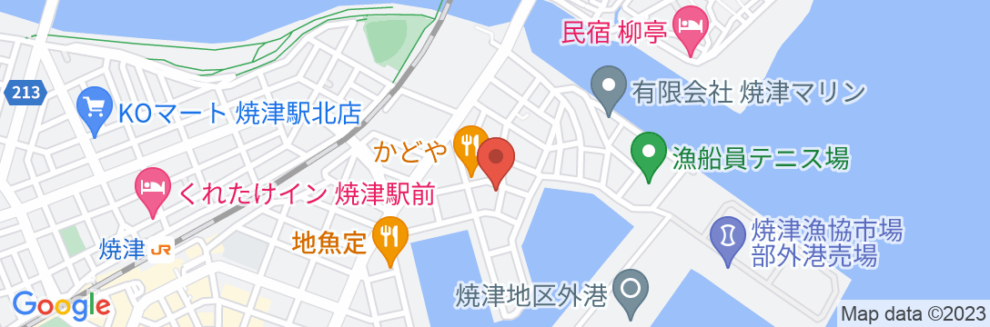 松浦旅館の地図