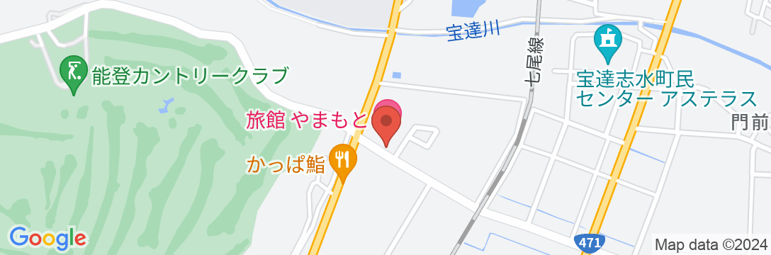 旅館やまもと<石川県>の地図