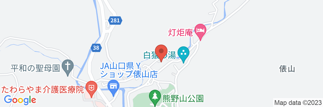 保養旅館 京家の地図