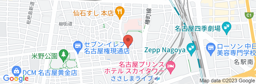 パレス名古屋の地図