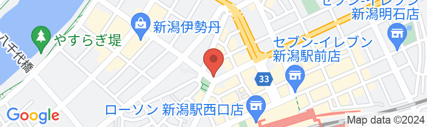 新潟東映ホテルの地図