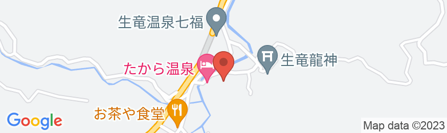 宝泉寺温泉 旅館 やひろの地図