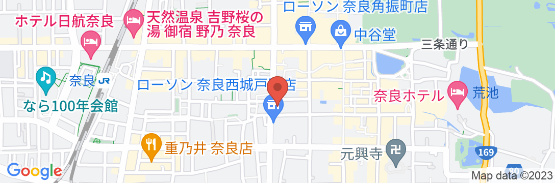 奈良の宿 ホテル美松の地図