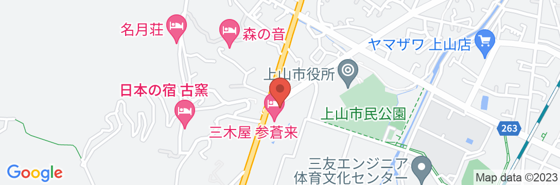 三木屋 参蒼来 -SAGIYA SANSORAI-の地図