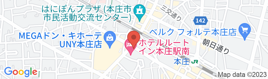ホテルルートイン本庄駅南の地図
