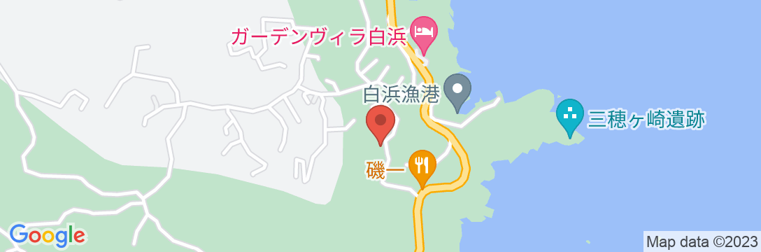 ペンション&コンドミニアム小波音(こぱと〜ん)の地図