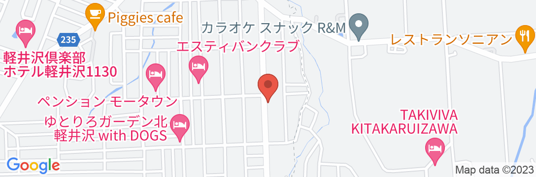 愛ふる貸別荘 リゾート・ビラの地図