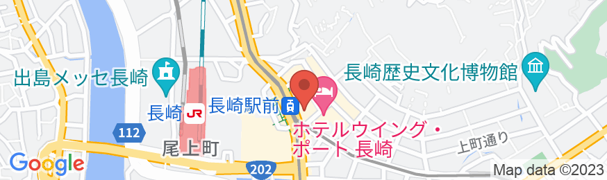 ホテル クオーレ長崎駅前の地図