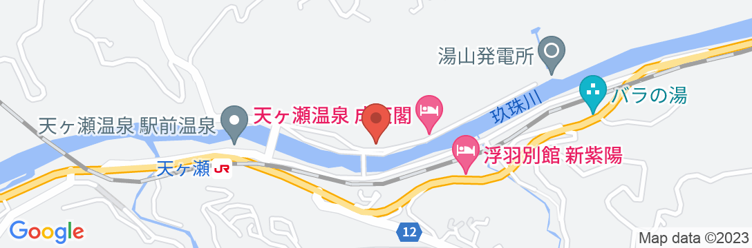 ryokan天龍の地図