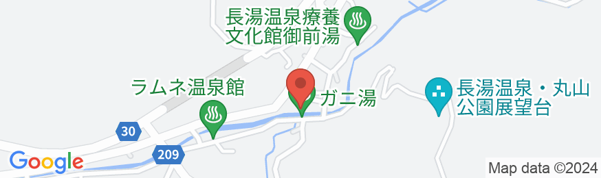 長湯温泉 紅葉館<大分県>の地図