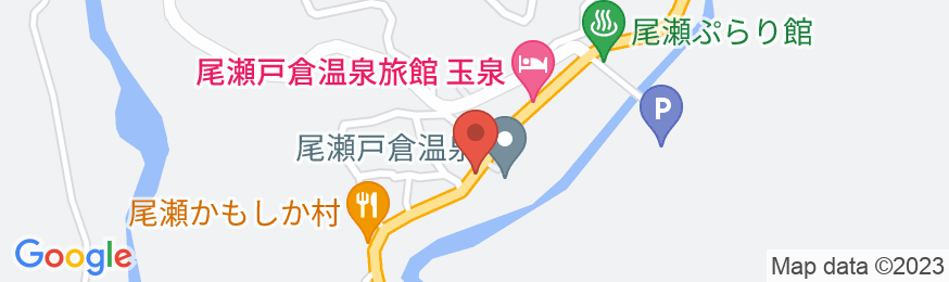 尾瀬戸倉温泉 展望の湯ふきあげの地図