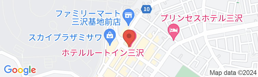 ホテルルートイン 三沢の地図