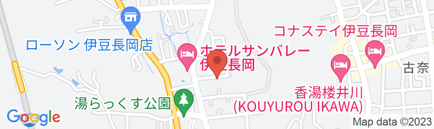 伊豆長岡温泉 ホテルサンバレー和楽の地図