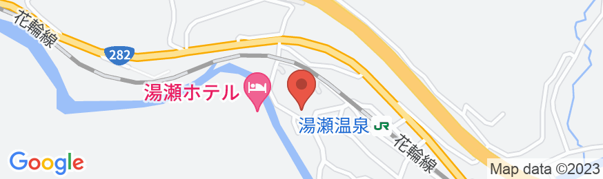 湯瀬温泉 六助旅館の地図