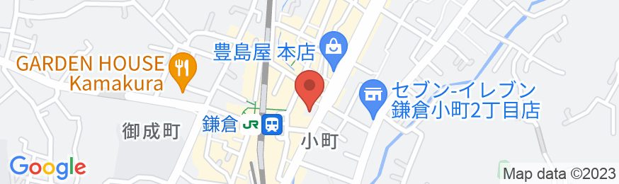 Hotel 鎌倉 moriの地図