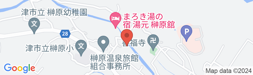 榊原温泉 旅館 清少納言の地図