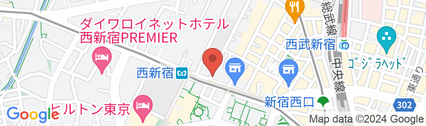 西鉄イン新宿の地図