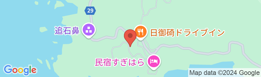 民宿 西亀荘の地図