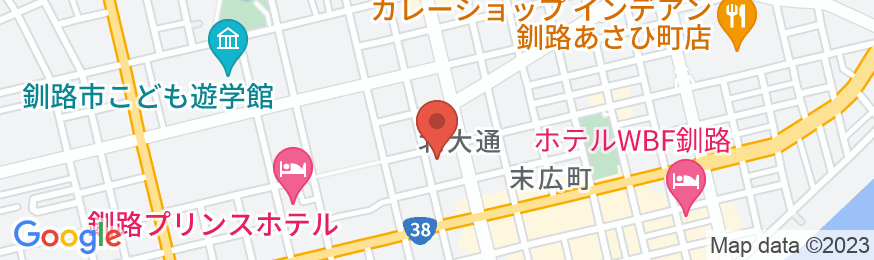 東横INN釧路十字街の地図