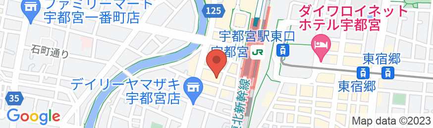 リッチモンドホテル宇都宮駅前の地図