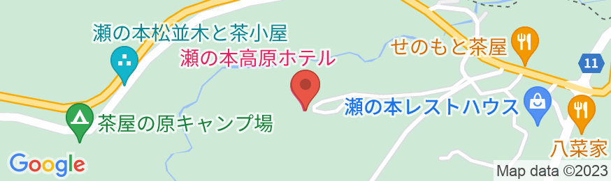黒川温泉 瀬の本高原ホテルの地図