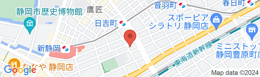 スマイルホテル静岡の地図