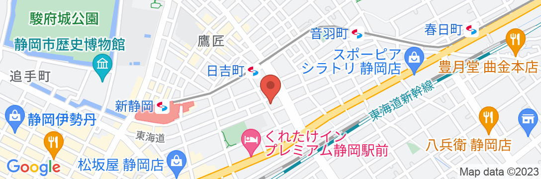スマイルホテル静岡の地図