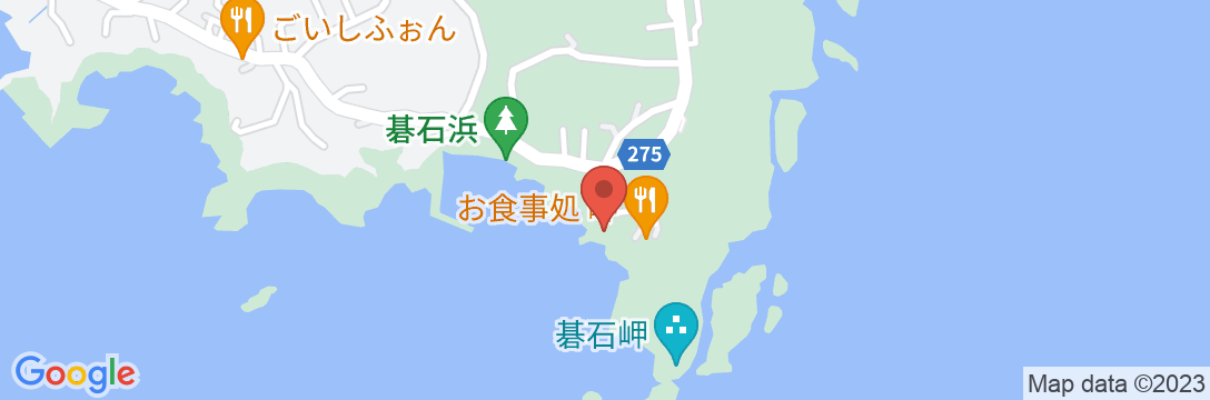 碁石温泉 民宿 海楽荘の地図
