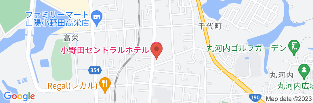 小野田セントラルホテル<山口県>の地図