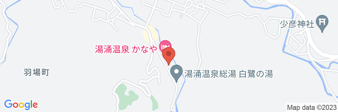 金沢・湯涌温泉 離れと貸切風呂が人気の美食宿 かなやの地図