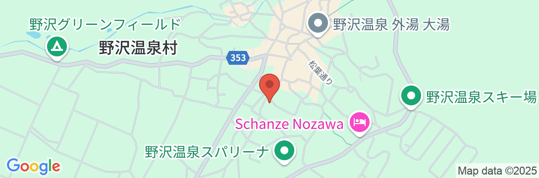 和のやど なぐもの地図