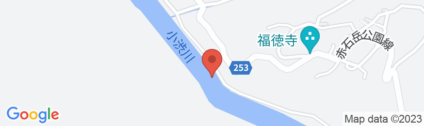 南信州小渋温泉 赤石荘の地図