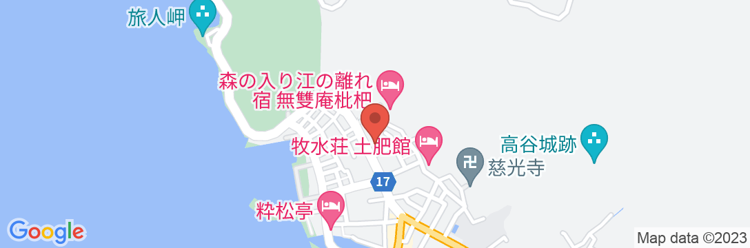 土肥温泉 伊豆の宿 昭和館の地図