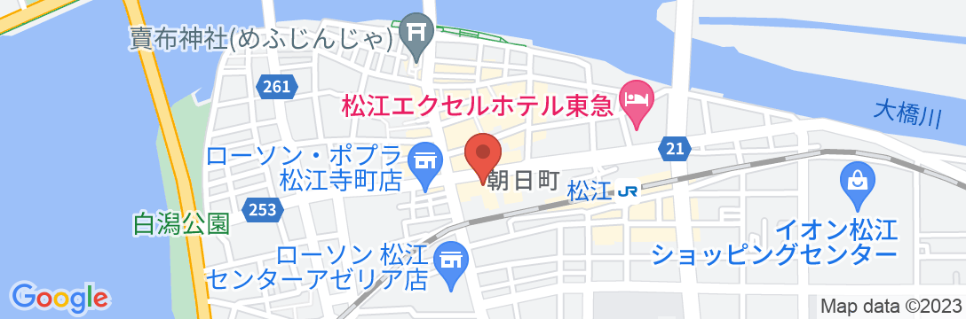 Tabist 松江館の地図