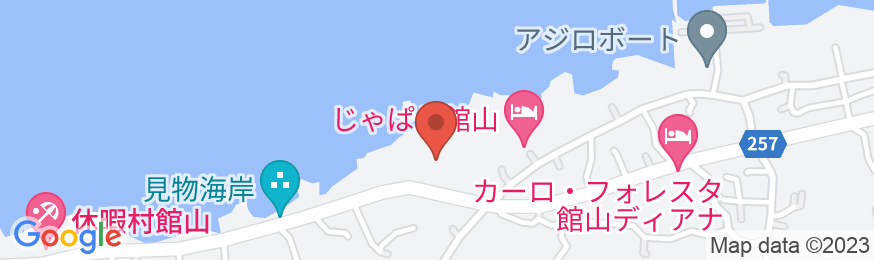 鳩山荘 松庵の地図