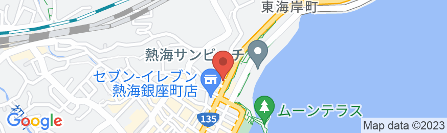熱海温泉 ホテル かつらの地図