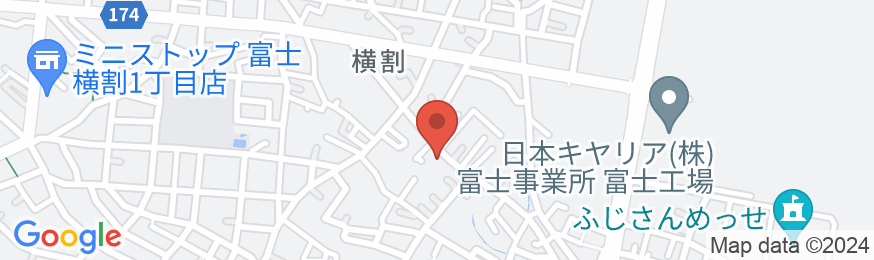 ビジネスホテル 新富士 東館の地図