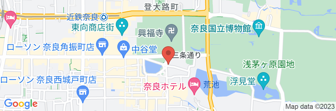 旅館 江泉(りょかん こうせん)の地図